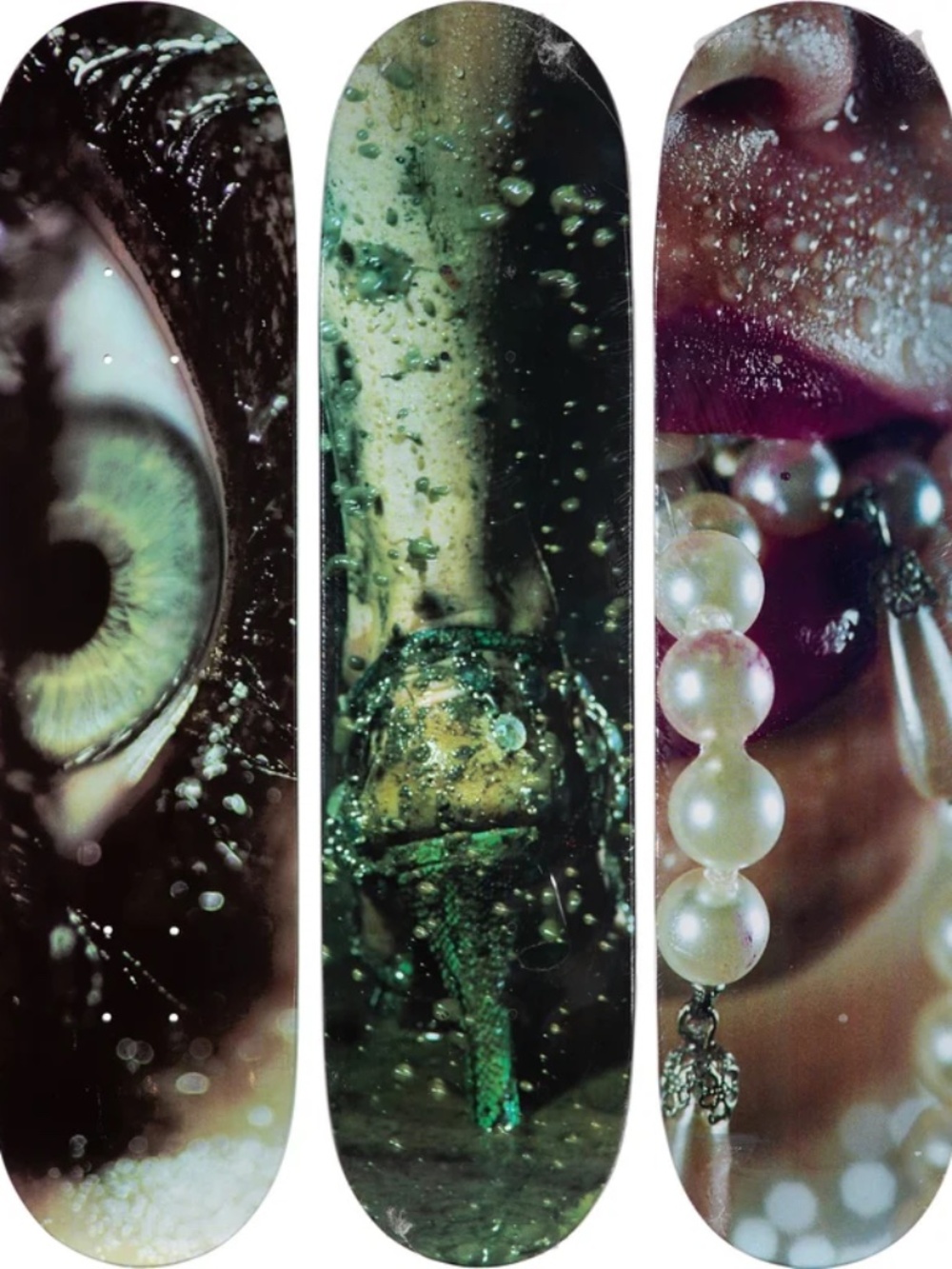 SUPREME X MARILYN MINTER - Skateboard Decks , Set of Three 2008 (All Sealed)